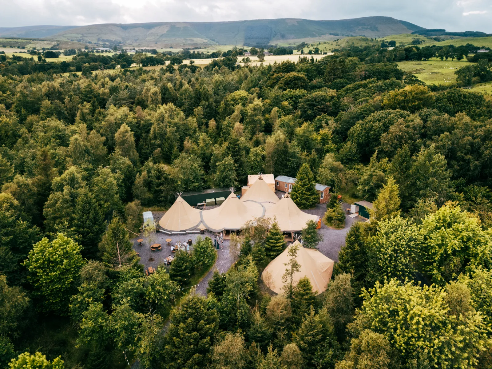Bowland Tipis - tipis nestled in secluded woodland
